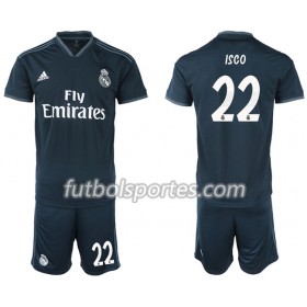 Camisetas Real Madrid ISCO 22 Niño Segunda Equipacion 2018/2019